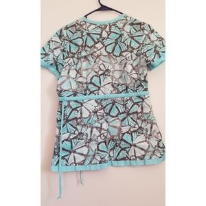 koi Tops - Koi by Kathy Peterson butterfly scrub top koi Tops - Koi by Kathy Peterson butterfly scrub top